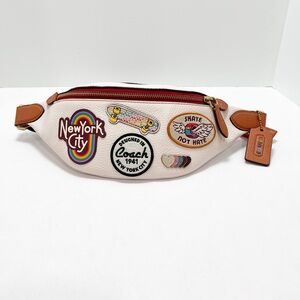 COACH Charter Belt Bag 7 With Patches Unisex